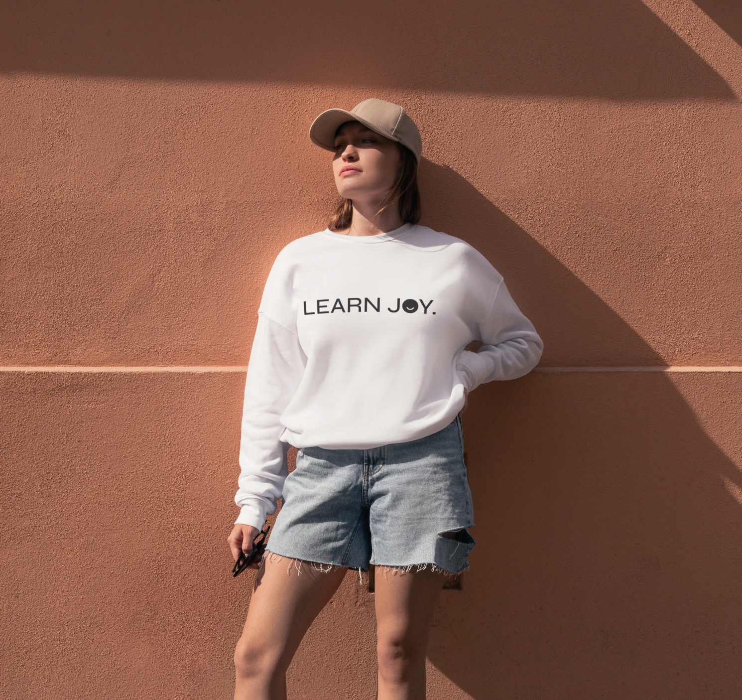 Learn Joy branded T-shirt mockup